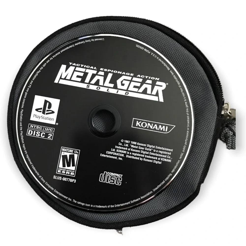 PlayStation Konami metal gear solid disc 2